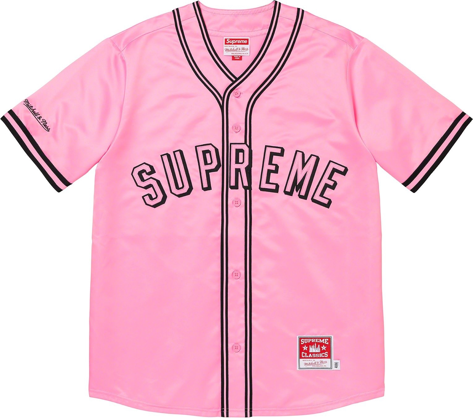 Supreme®/Mitchell & Ness® Satin Baseball Jersey view 15